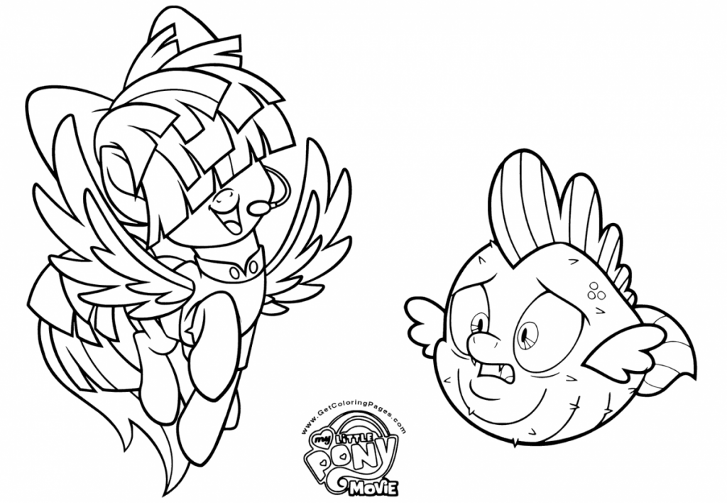 Spike My Little Pony Coloring Page at GetColoringscom