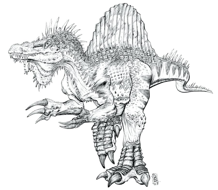 Spinosaurus Coloring Page at GetColorings.com | Free printable