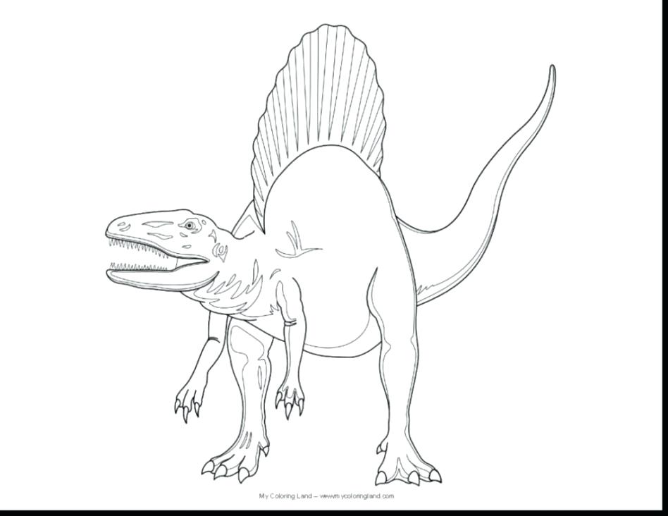 Spinosaurus Coloring Page At GetColorings Free Printable