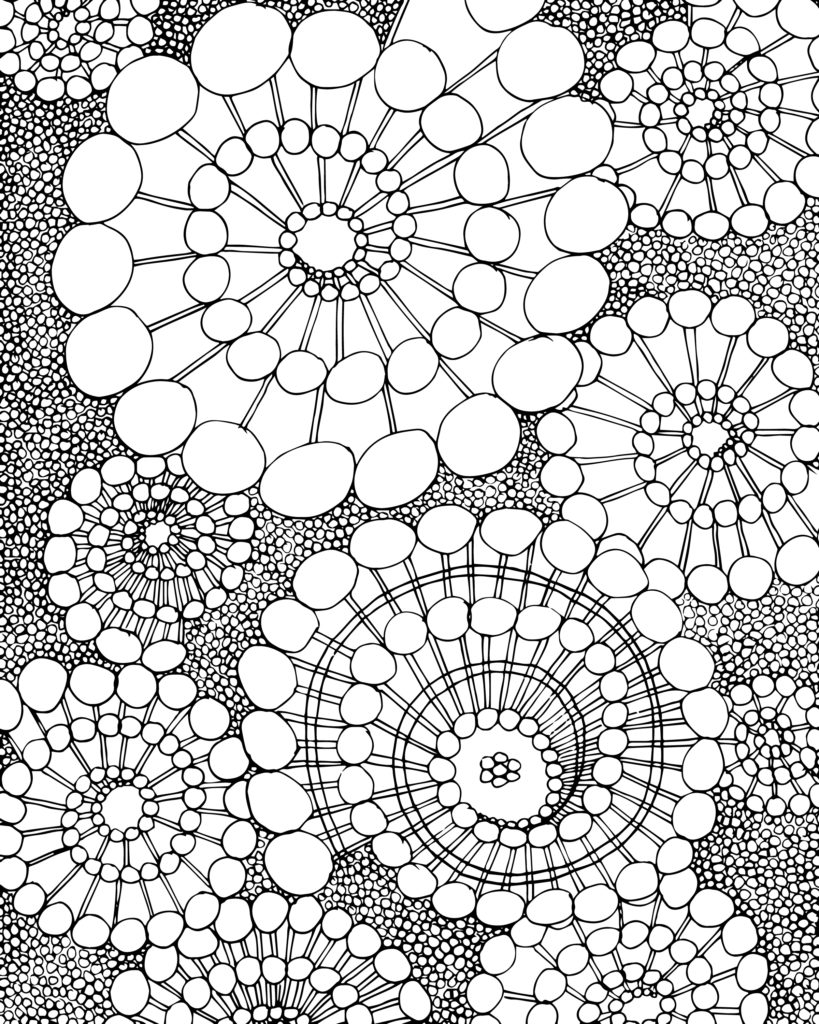 548 Cute Spiral Coloring Pages for Adult