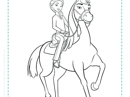 Spirit Riding Free Coloring Pages at GetColoringscom