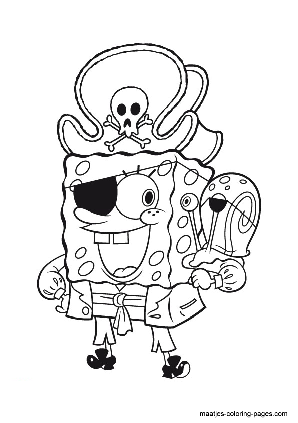 Sponge Bob Halloween Coloring Pages at GetColorings.com ...