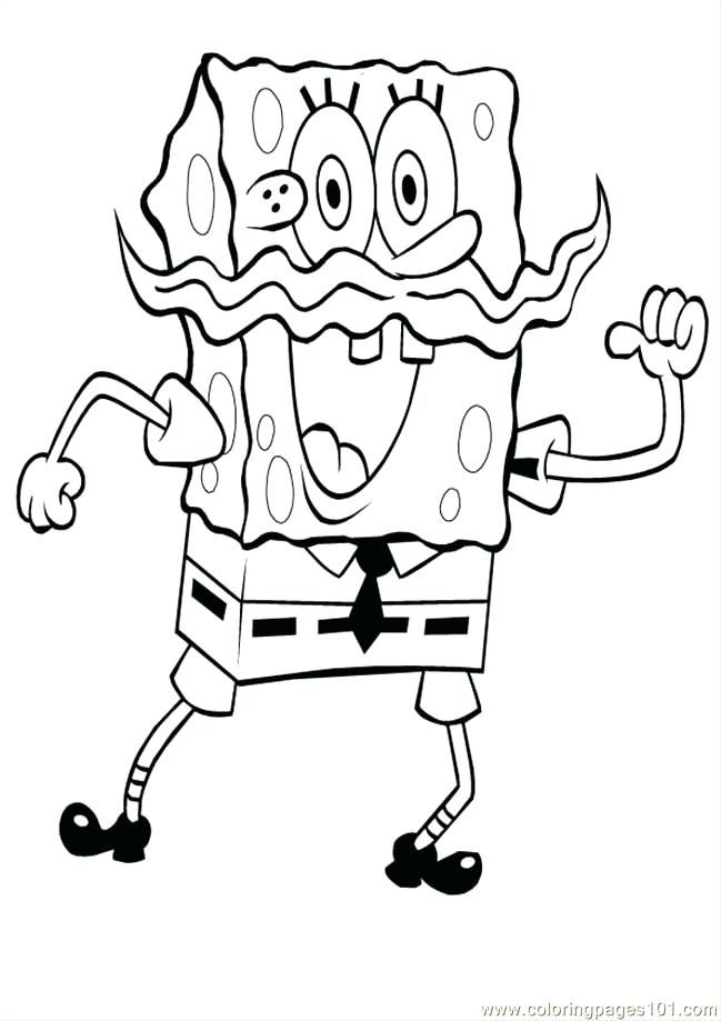 Spongebob Valentines Day Coloring Pages At Getcolorings.com 