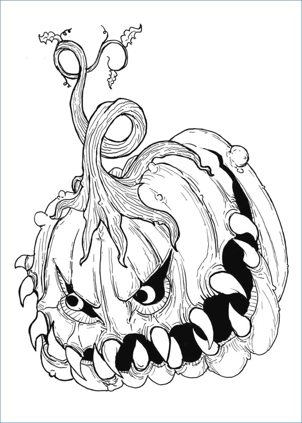 Spooky Cat Coloring Pages at Free printable