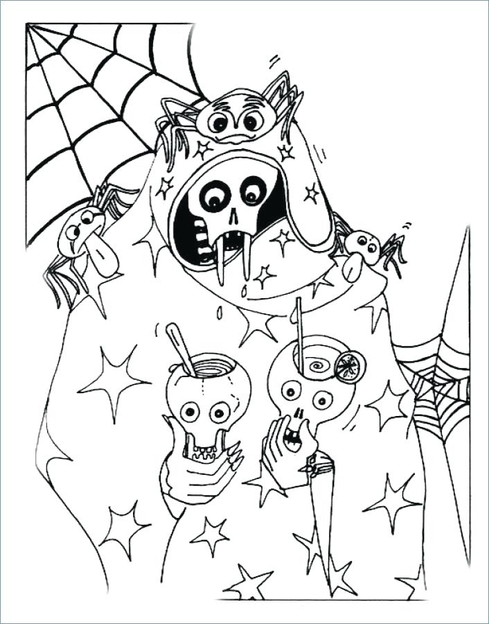 Spooky Coloring Pages at GetColorings.com | Free printable colorings