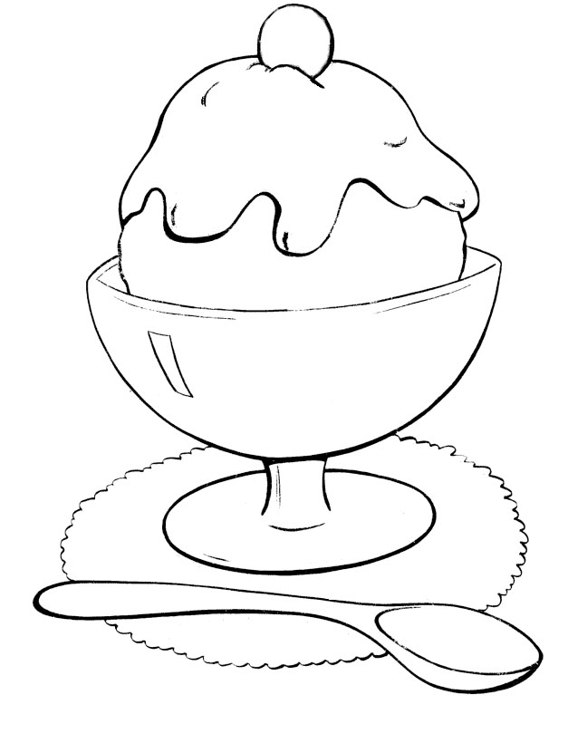 Spoon Coloring Page at GetColorings.com | Free printable colorings