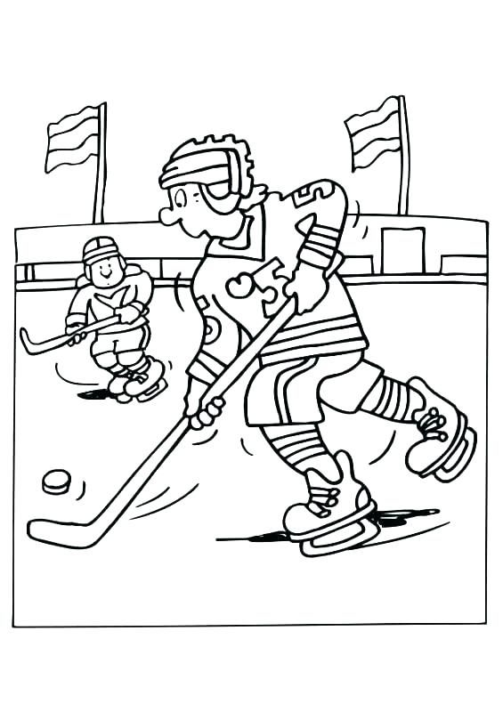 Free Printable Winter Sports Coloring Pages