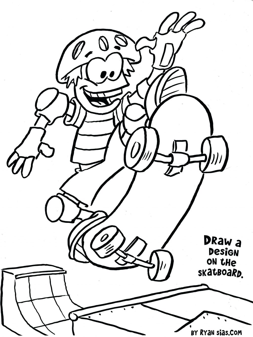 Sports Equipment Coloring Pages at GetColorings.com | Free ...