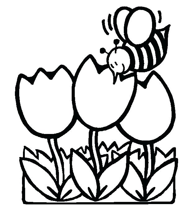 Spring Coloring Pages For First Grade at GetColorings.com | Free