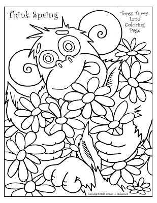 Spring Coloring Pages For First Grade at GetColorings.com | Free