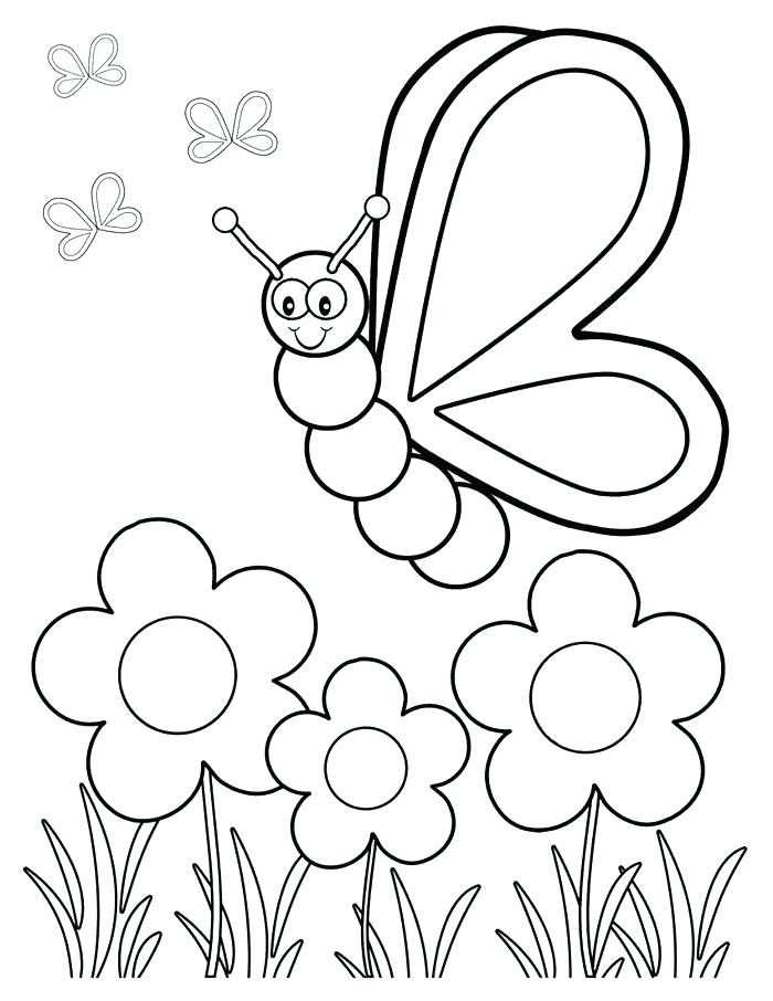 Spring Coloring Pages For First Grade at GetColorings.com | Free