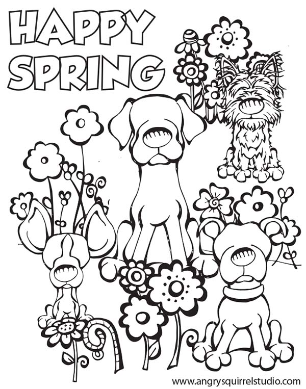 Spring Coloring Pages For Older Students at GetColorings.com | Free
