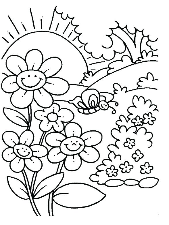 Spring Time Coloring Pages at GetColorings.com | Free ...