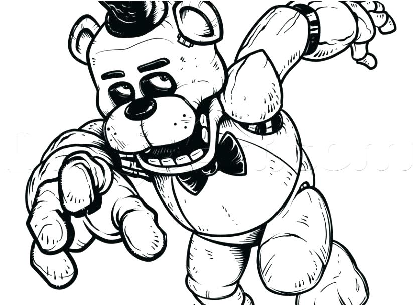 Springtrap Coloring Pages at Free printable