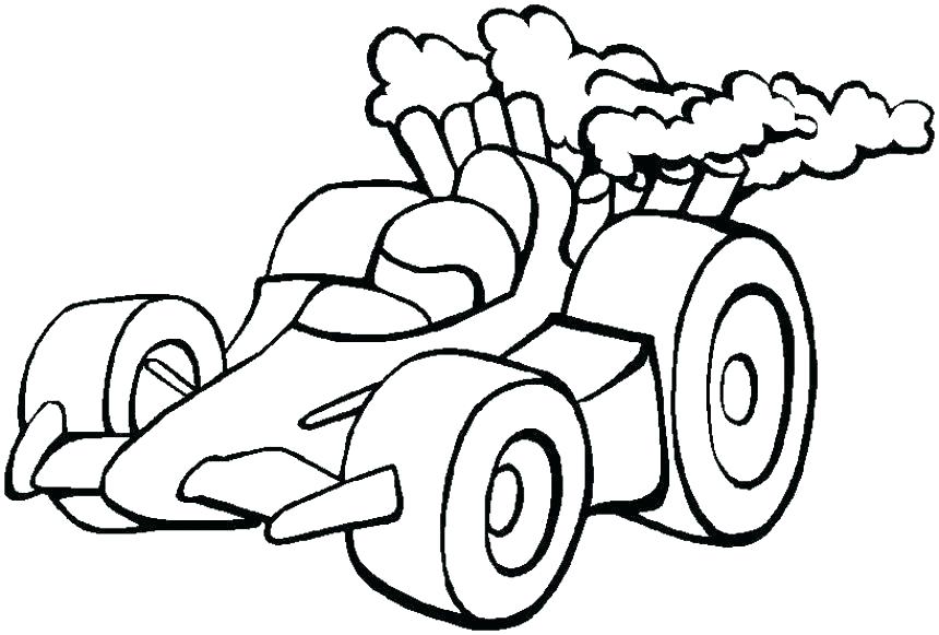 Sprint Car Coloring Pages At Free Printable