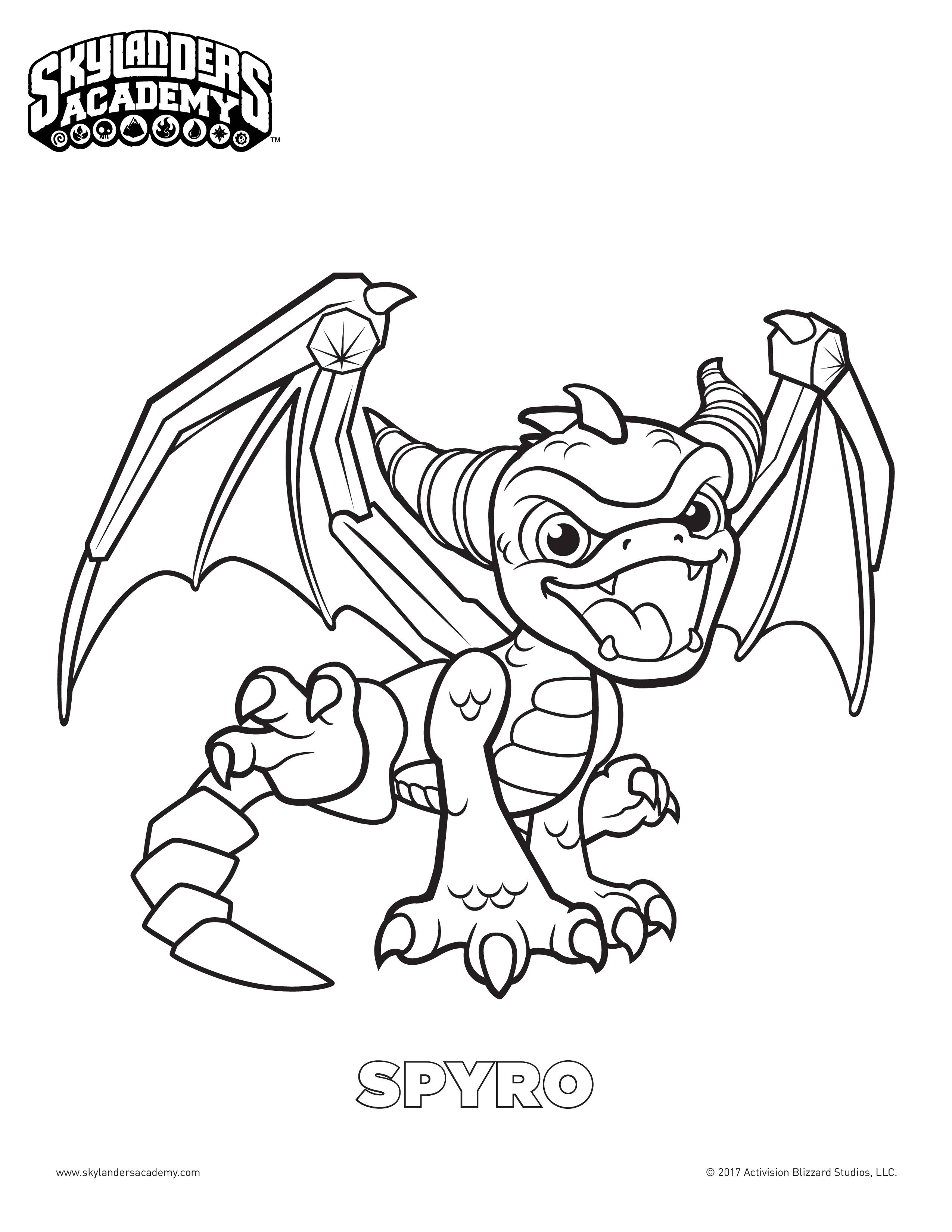 Spyro Coloring Page at GetColorings.com | Free printable colorings