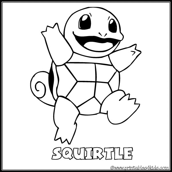 Squirtle Coloring Page At GetColorings Free Printable Colorings