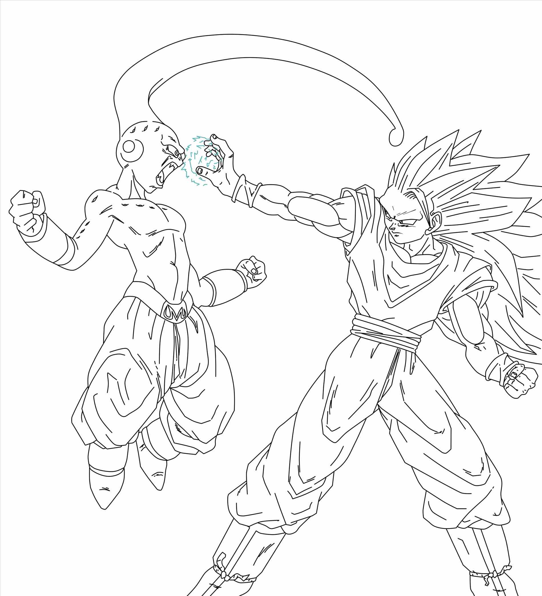 Ssj4 Goku Coloring Pages at GetColorings.com | Free printable colorings