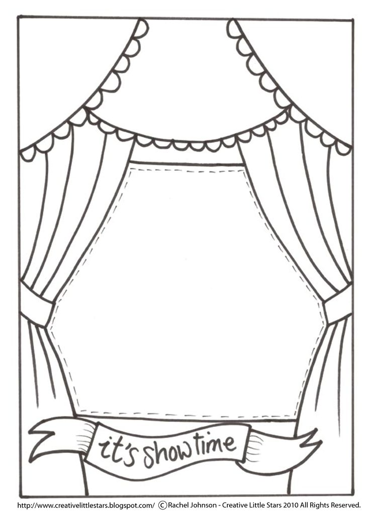 Stage Coloring Page at GetColorings.com | Free printable colorings