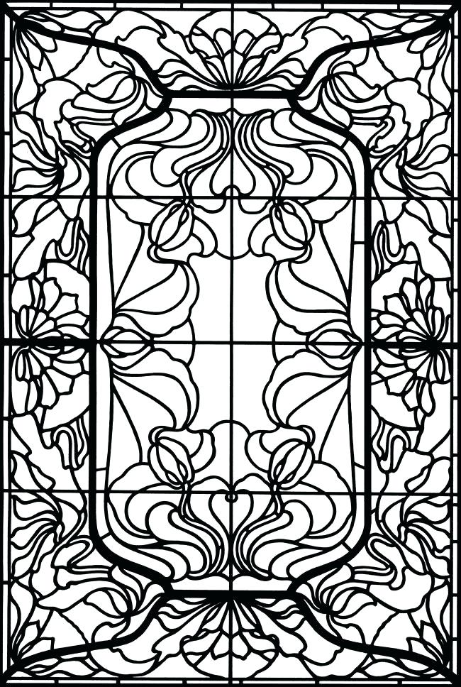 Stained Glass Window Coloring Pages At GetColorings Com Free Printable Colorings Pages To