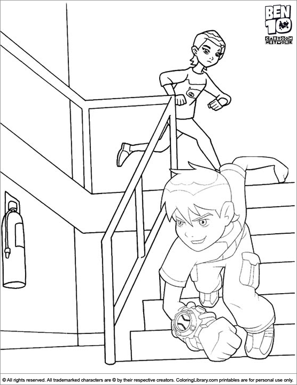 Stairs Coloring Pages At Getcolorings Free Printable Colorings