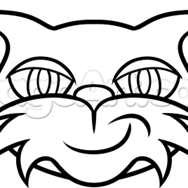 268x268 Minecraft Stampy Colouring Pages Coloring Kids Cat