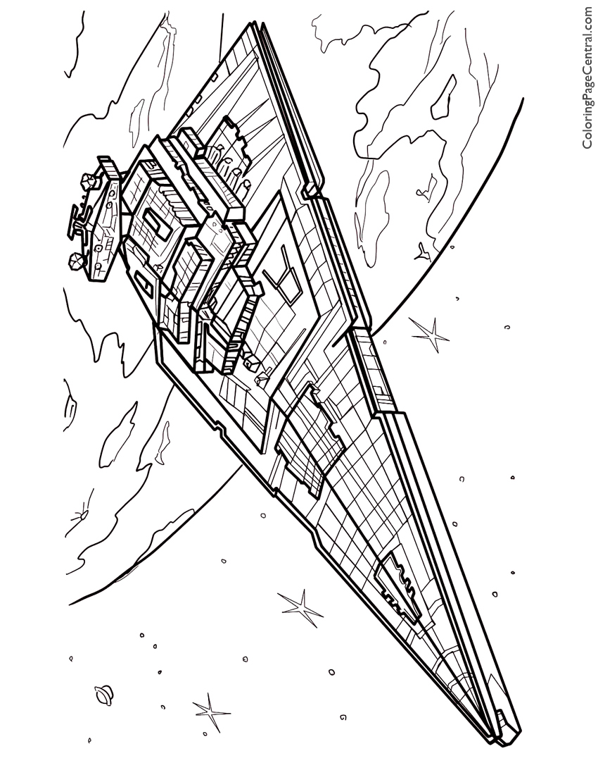 Star Destroyer Coloring Page At GetColorings Free Printable