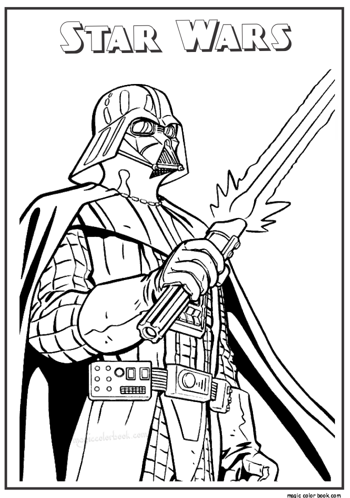 Star Wars Happy Birthday Card Coloring Pages Sketch Coloring Page