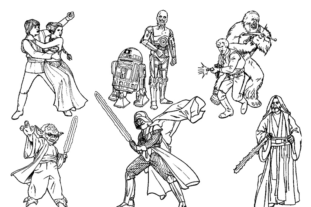 Star Wars Characters Coloring Pages at GetColorings.com ...