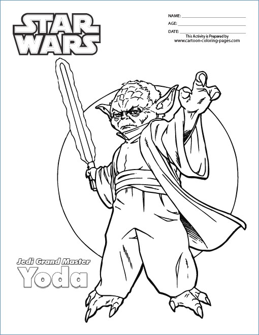 Star Wars Coloring Pages Obi Wan At Getcolorings Free Printable