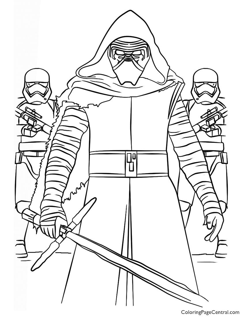 Star Wars Lightsaber Coloring Pages at