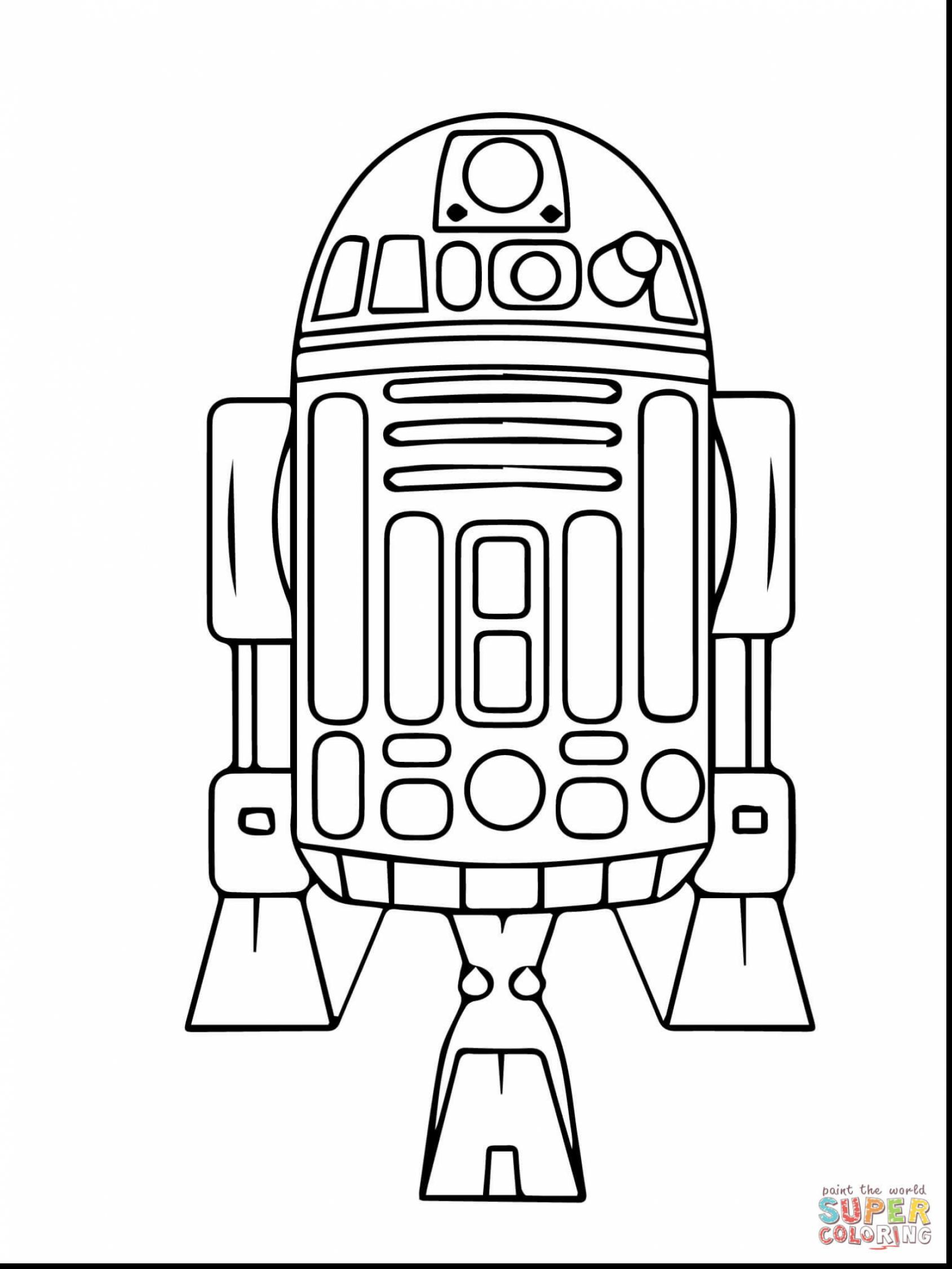 R2d2 Coloring Pages Printable At GetColoringscom | Free Printable