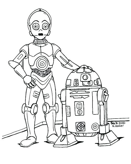 Star Wars R2d2 Coloring Pages at Free printable