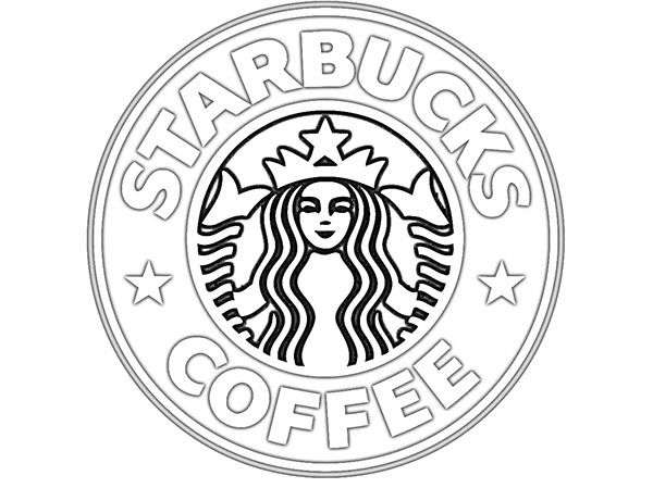 Animal Starbucks Coffee Cup Coloring Page for Kindergarten