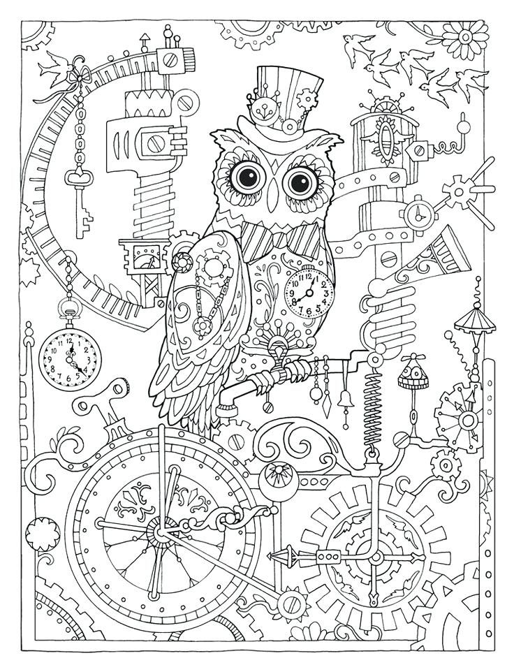 Steampunk Coloring Pages For Adults At GetColorings Free Printable Colorings Pages To