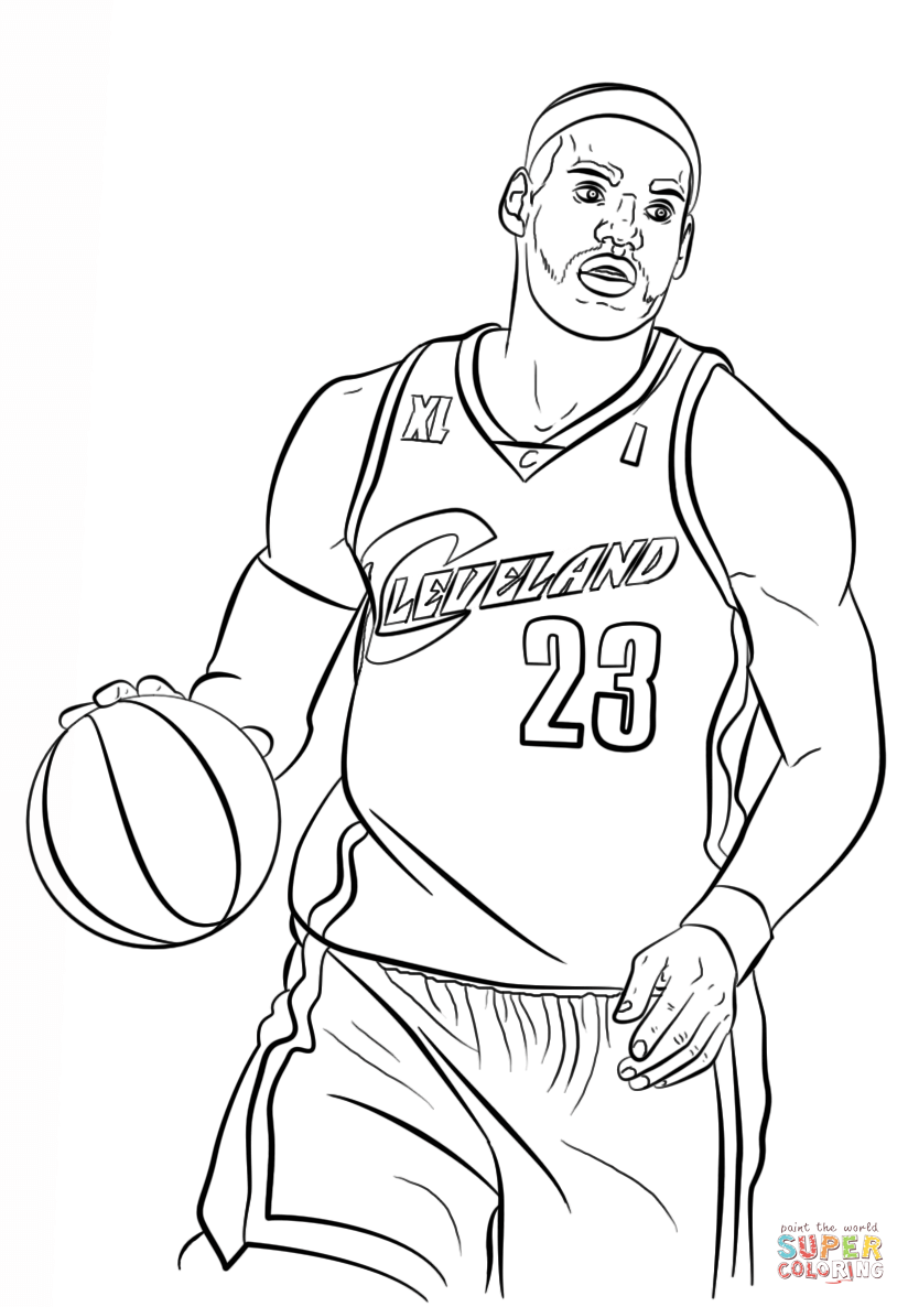 Stephen Curry Coloring Pages at Free printable