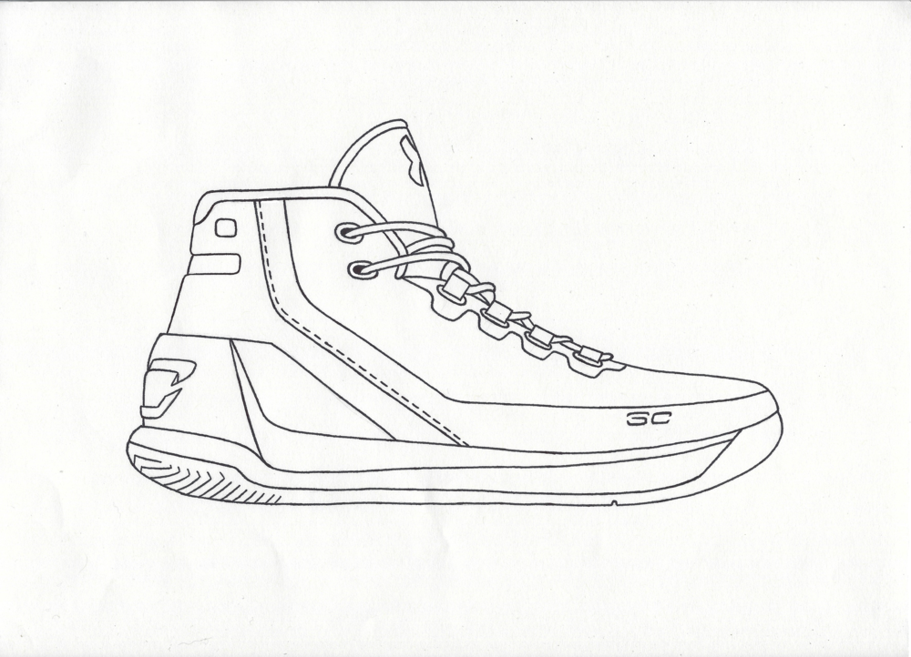Stephen Curry Shoes Coloring Pages At GetColorings Free Printable 