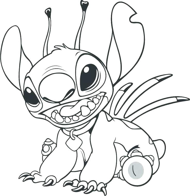 Stitch Coloring Pages To Print at GetColoringscom Free