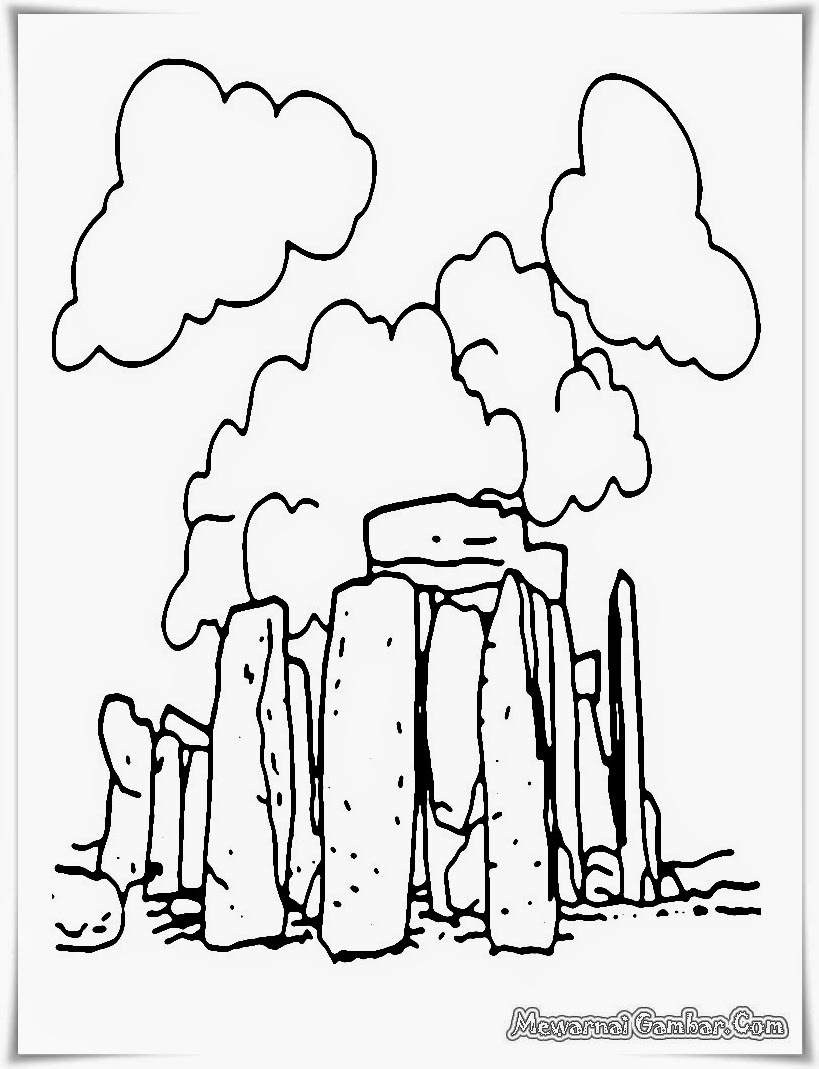 Stonehenge Coloring Page at Free printable colorings
