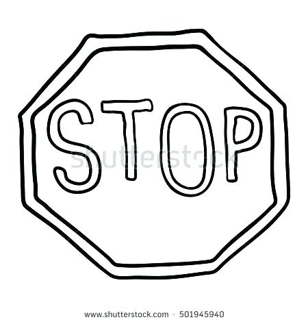 Stop Sign Coloring Page at GetColorings.com | Free printable colorings
