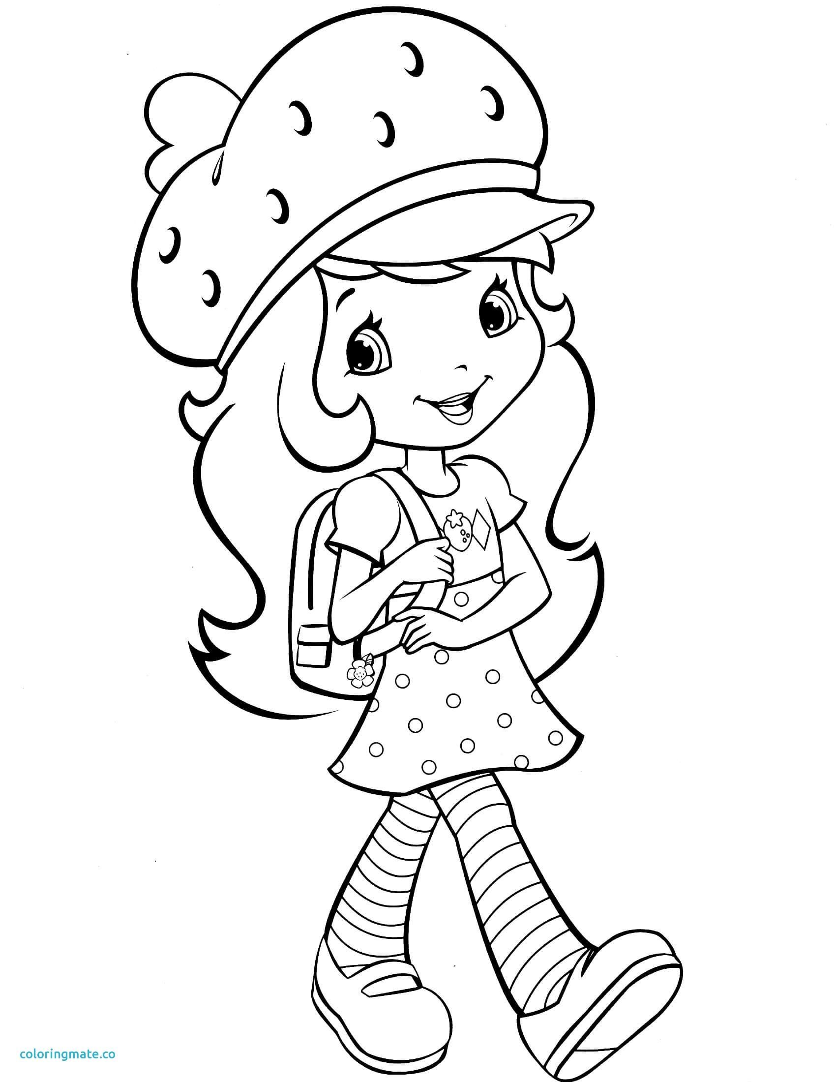 Strawberry Coloring Page at GetColorings.com | Free printable colorings