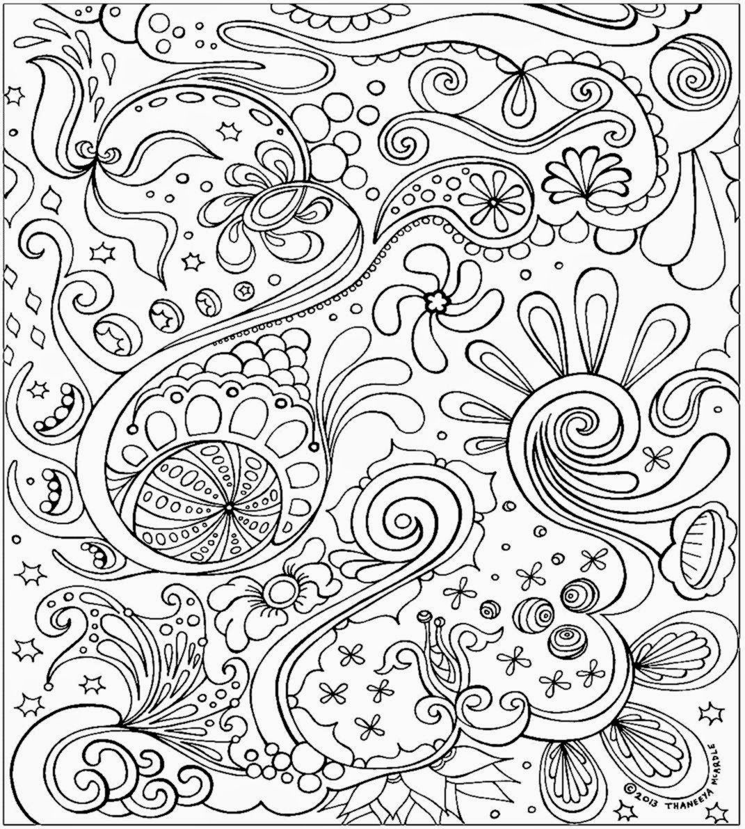 Stress Relief Coloring Pages For Adults At GetColorings.com | Free ...