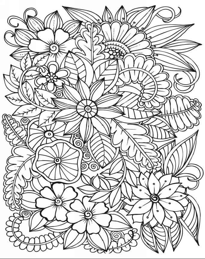 Stress Relief Coloring Pages For Adults at GetColorings com Free