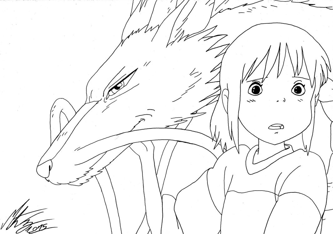 Studio Ghibli Coloring Pages at Free printable