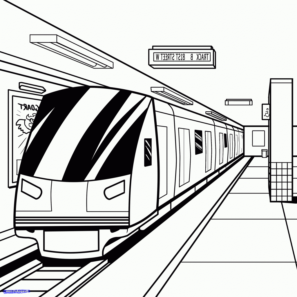 Subway Train Coloring Pages at GetColorings.com | Free ...