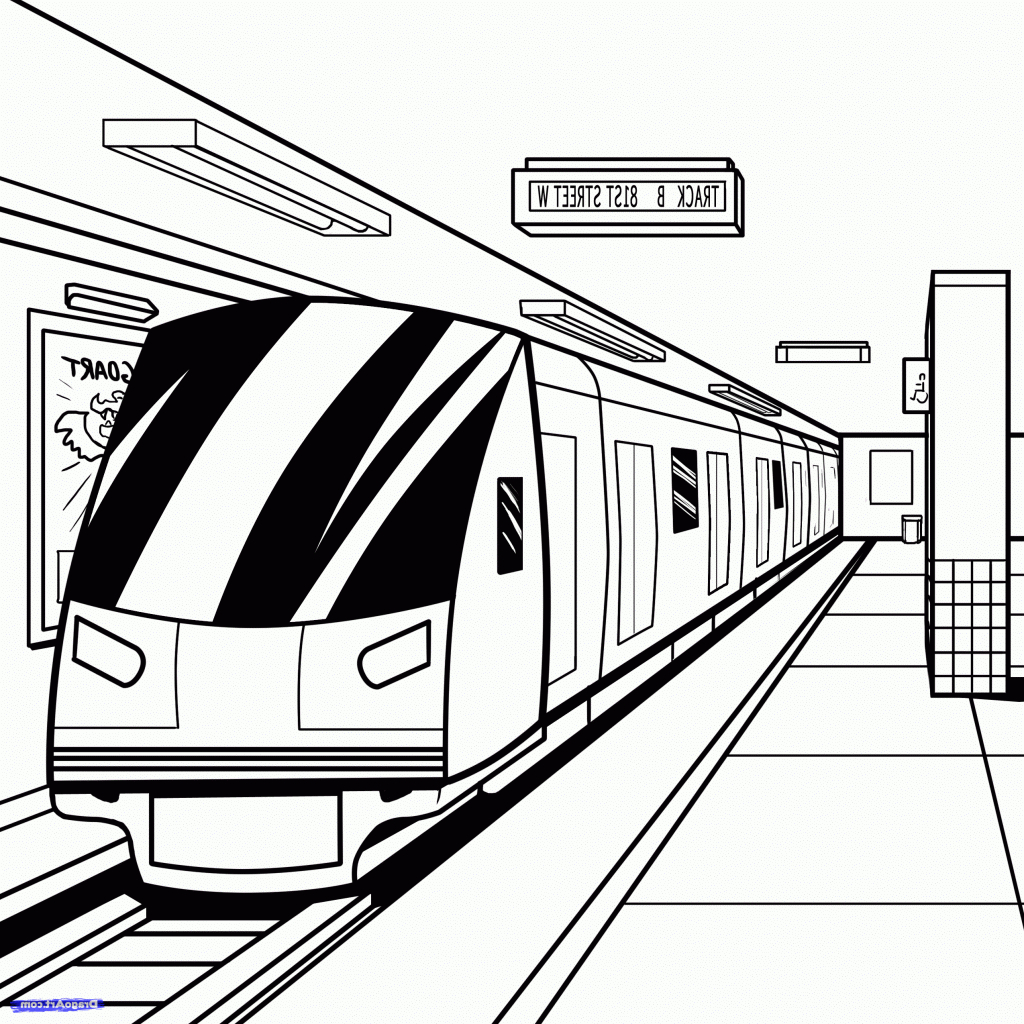 Subway Train Coloring Pages at GetColorings.com | Free printable