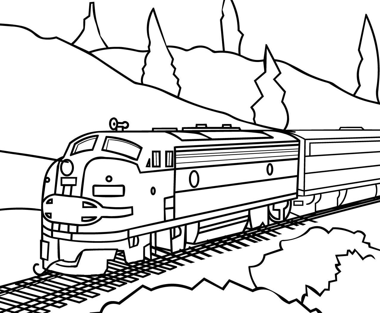Subway Train Coloring Pages At GetColorings Free Printable 