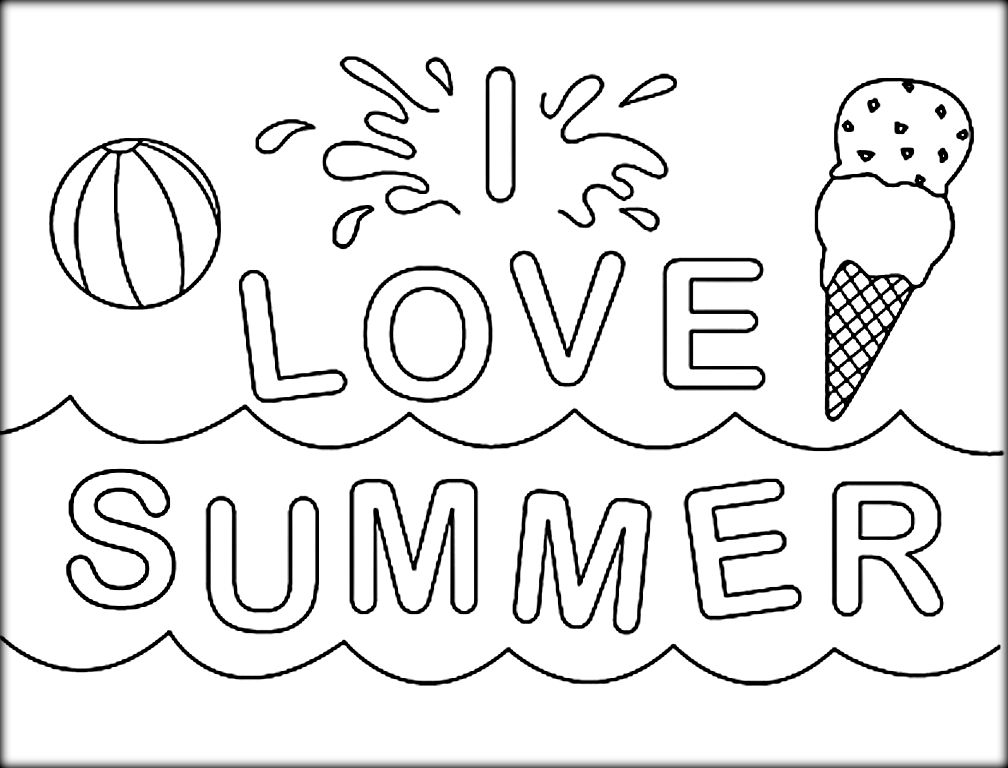 Summer Coloring Pages at GetColorings.com | Free printable colorings