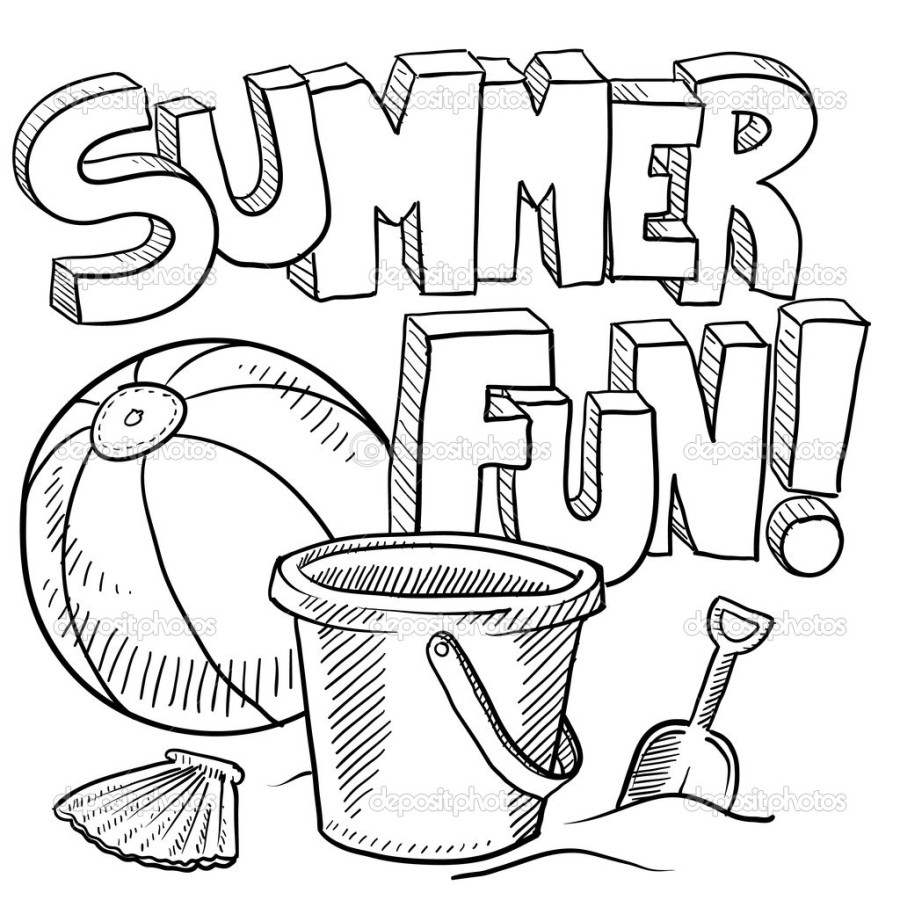free summer coloring pages for elementary students