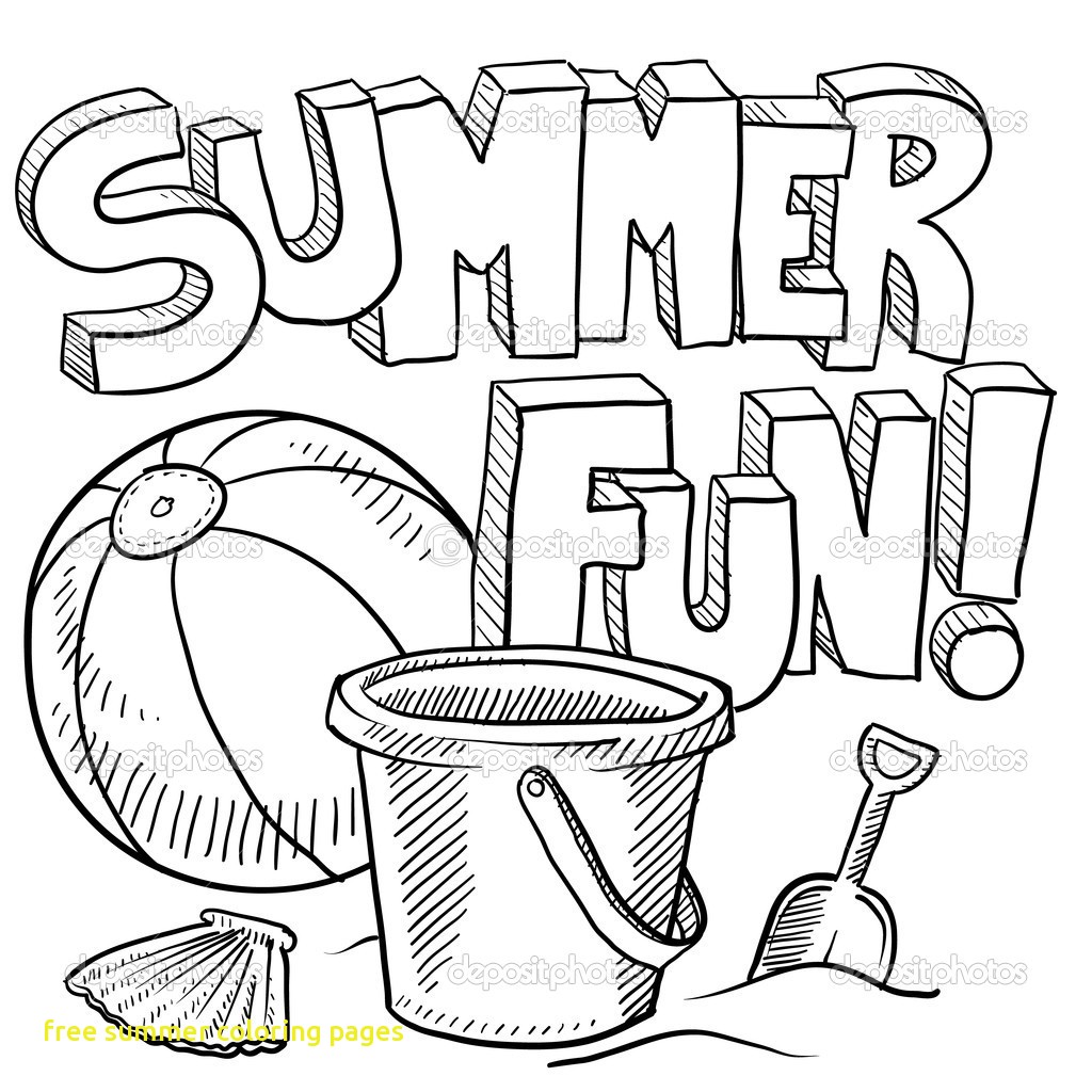 Summer Coloring Pages Pdf At GetColorings Free Printable 